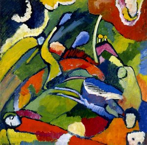 Two Riders and a Figure Lying Down, c.1909-10